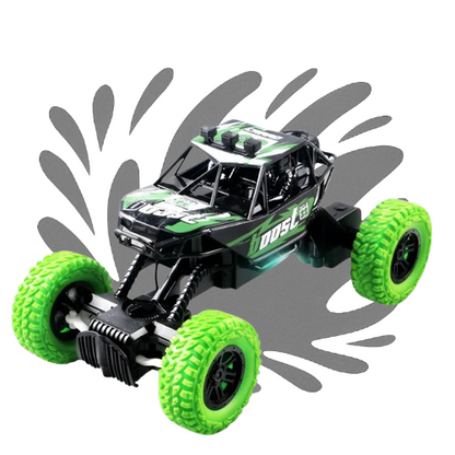 Ferngesteuertes Auto ab 6 Jahren | Offroad-Design mit Gummibereifung, USB-Ladung & LED-Beleuchtung | RC Spielzeug für Kinder
